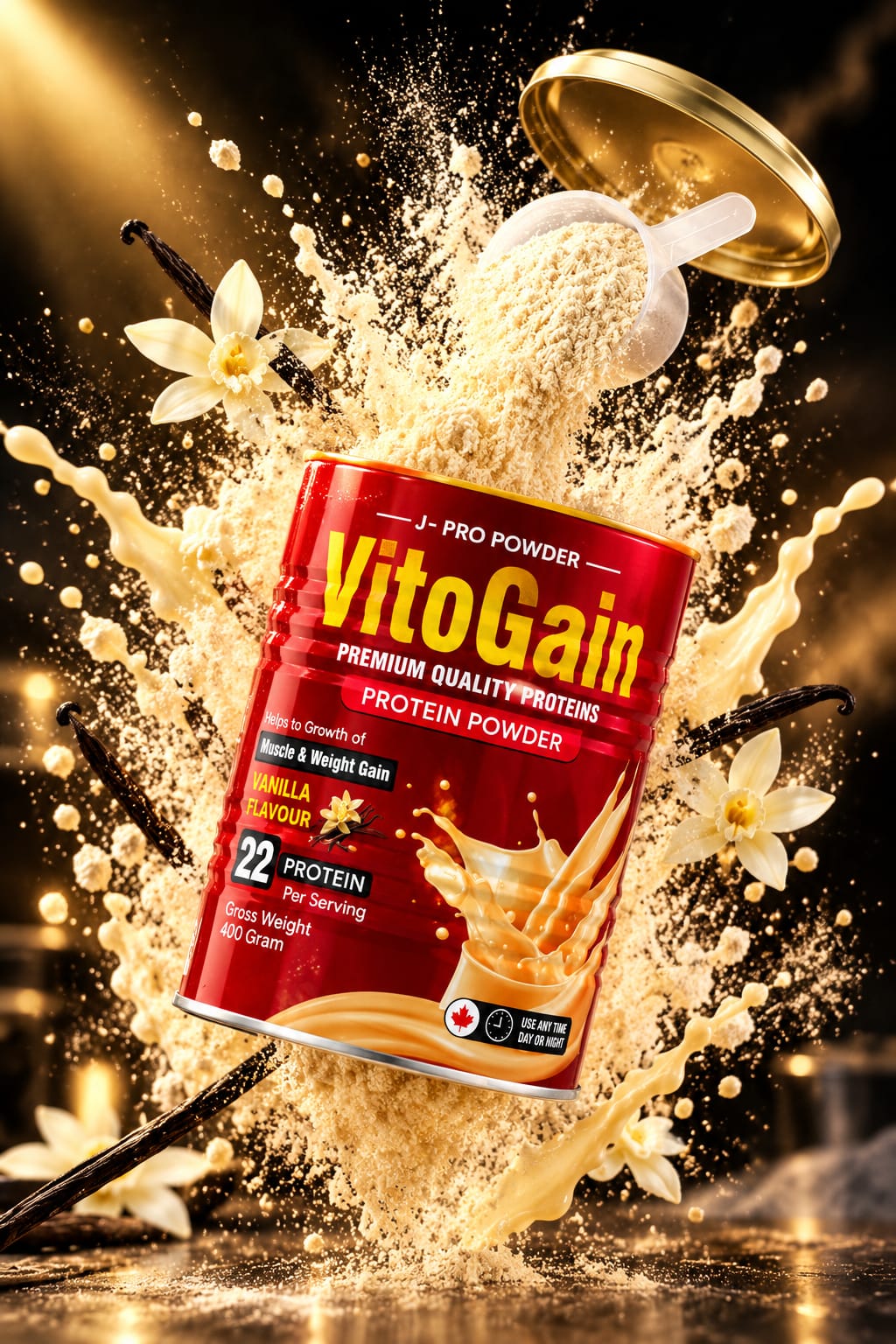 Vito Gain Protein Powder 400g | Weight Gain Supplement Pakistan