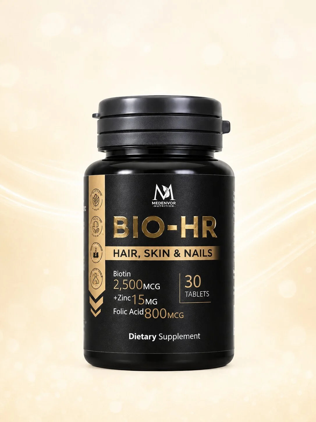 BIO-HR – Hair, Skin & Nails Dietary Supplement (30 Tablets)