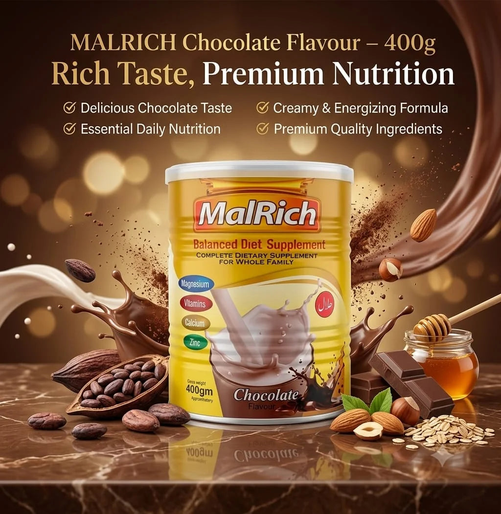 MalRich – Milk-Based Family Energy & Nutrition Supplement (400g)