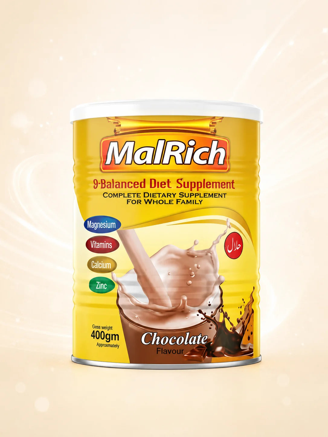 MalRich – Milk-Based Family Energy & Nutrition Supplement (400g)