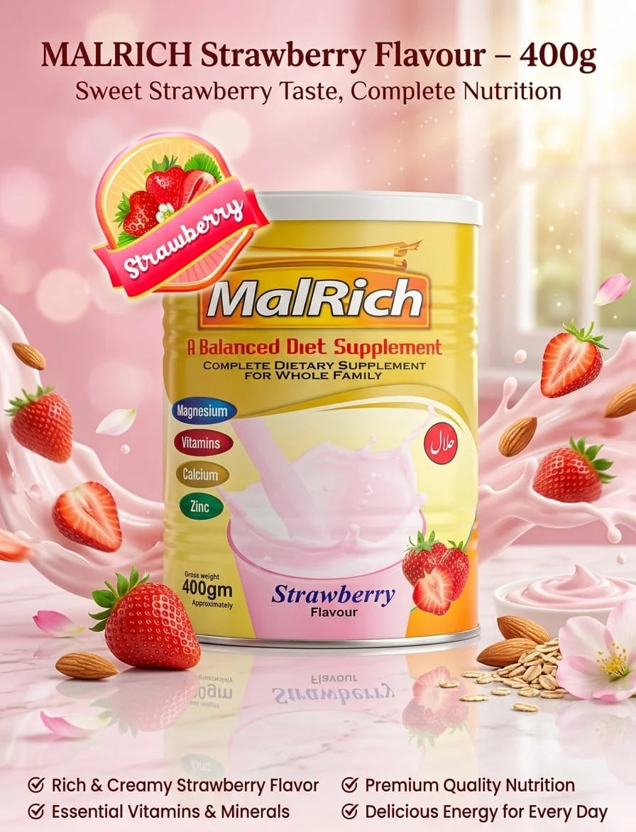 MalRich – Milk-Based Family Energy & Nutrition Supplement (400g)