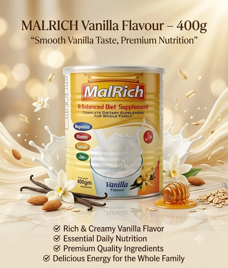 MalRich – Milk-Based Family Energy & Nutrition Supplement (400g)