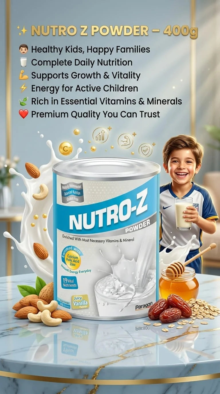 Nutro-Z – Pregnancy, Lactation & Kids Growth Nutrition Powder