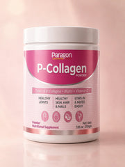 P-Collagen Powder – Collagen Peptides for Skin, Hair, Nails, Joints & Bone Health (200g)