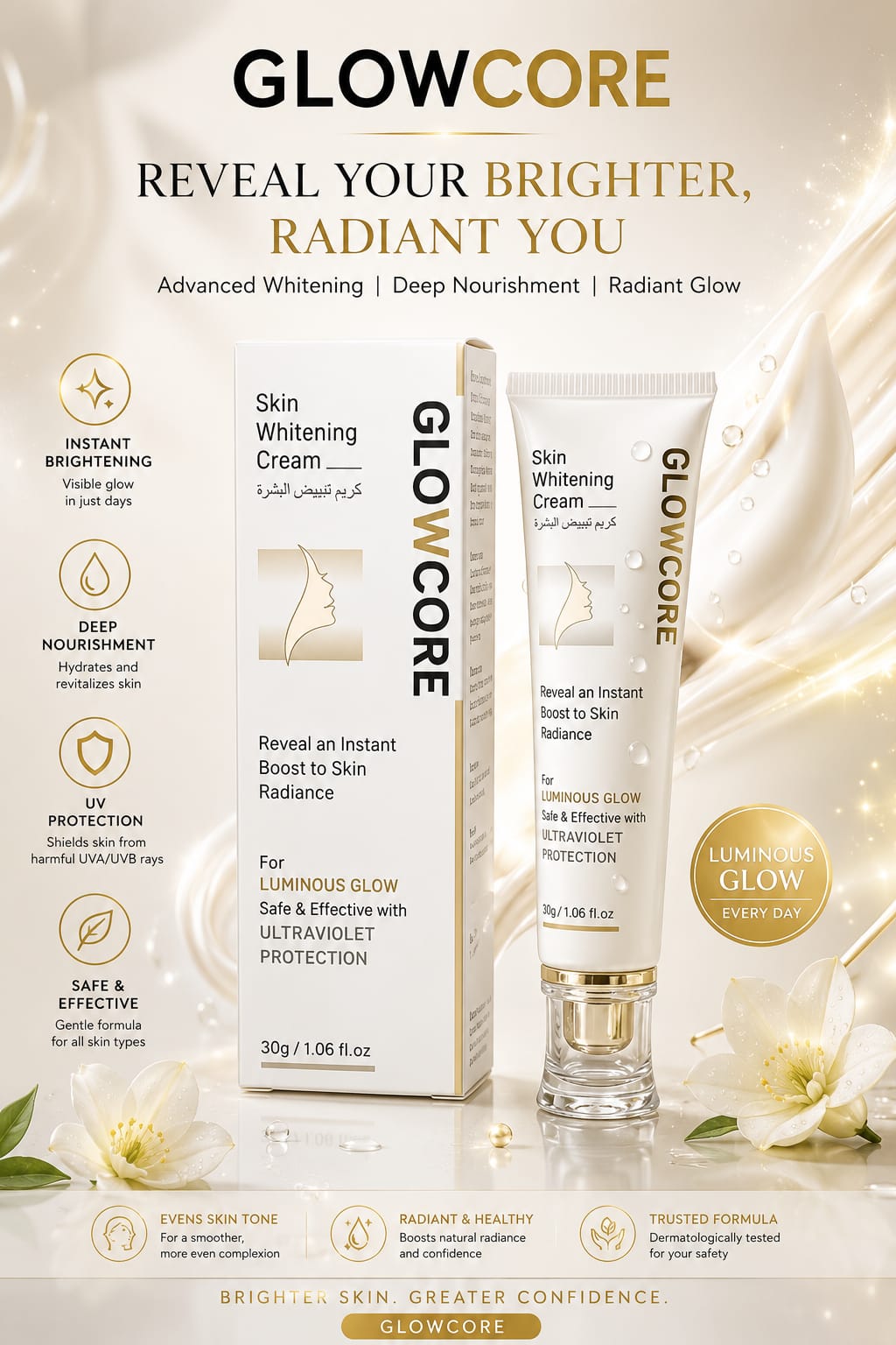 Glowcore Skin Whitening Cream