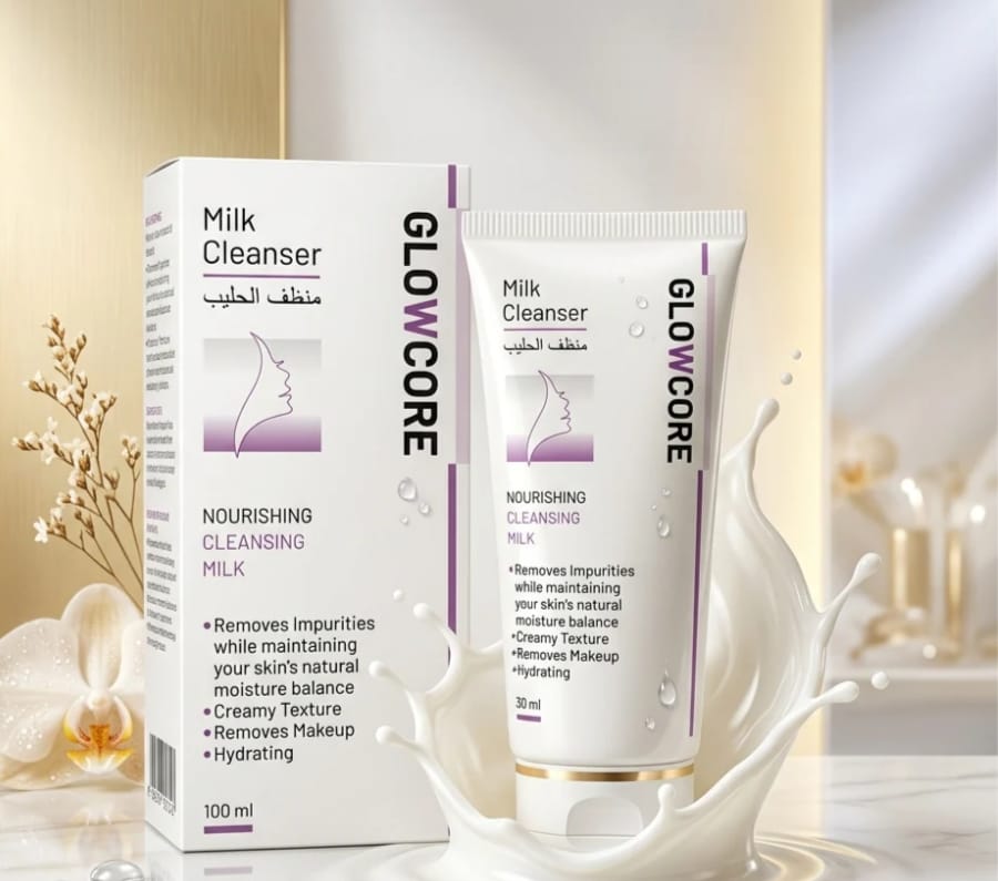 Glowcore Whitening Cleanser – Milk Extract Face Wash