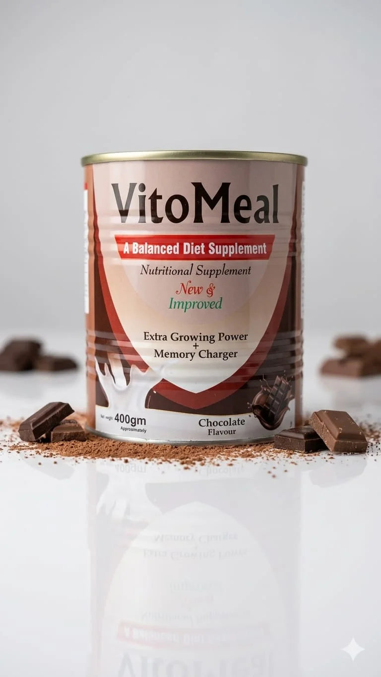 VitoMeal – Milk-Based Weight Gain Nutrition Powder (400g)