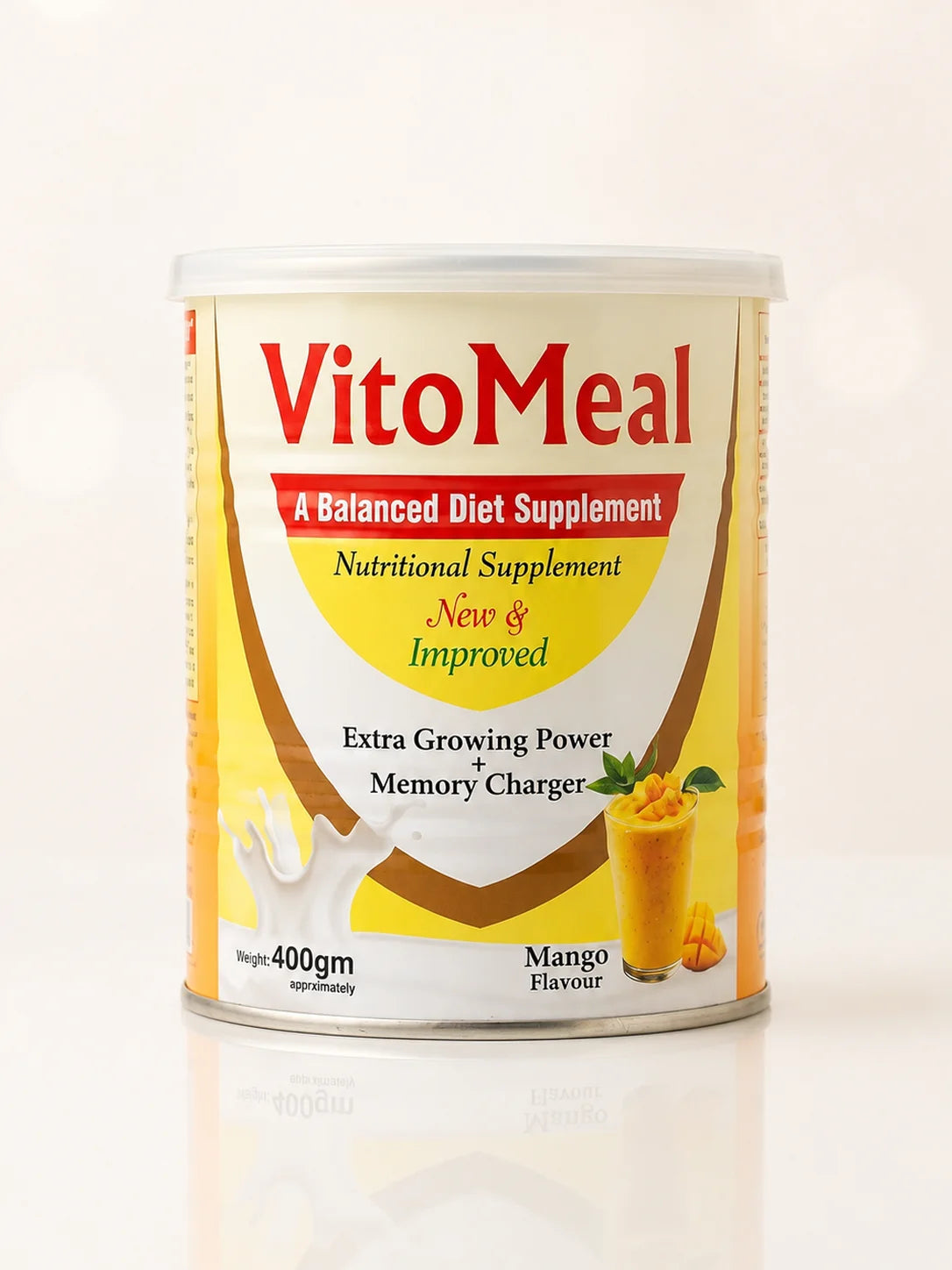 VitoMeal – Milk-Based Weight Gain Nutrition Powder (400g)
